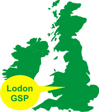 Lodon location map